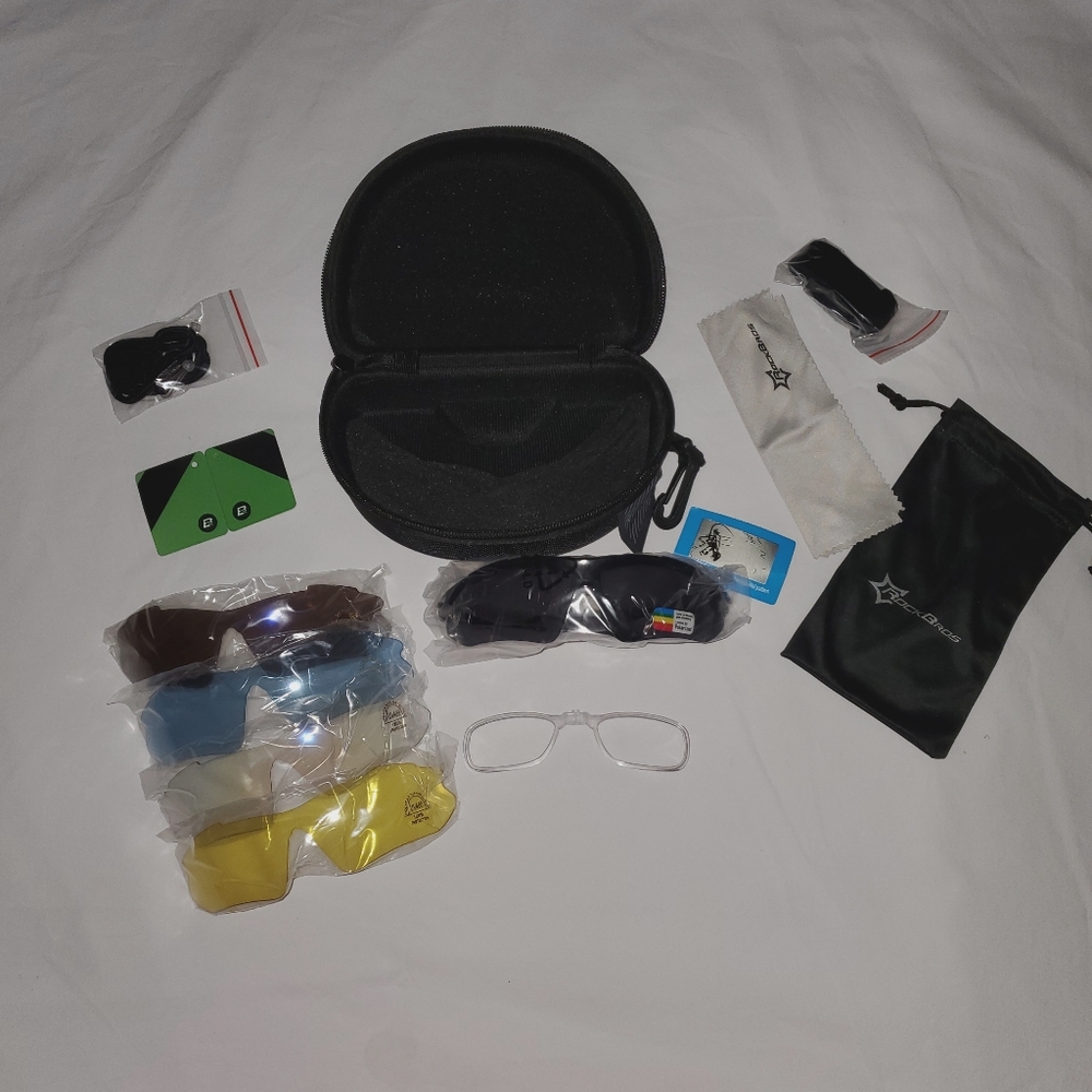 Sunglasses Rock Brothers Black Polarized Mens Womens Teens